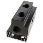 Rail mounted Aluminium manifold