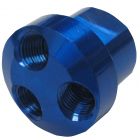 Aluminium triple outlet