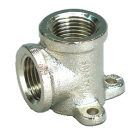 Nickel plated brass lugged elbow