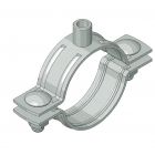 Zinc plated pipe clamp