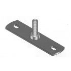 Zinc plated mounting plate M10 x 30 set screw