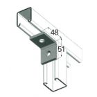 Strut Angle Bracket galvanised