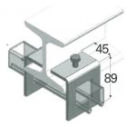 H Beam clamp to strut