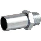 Adaptor with Male Thread and Spigot End