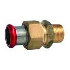Male Barrel Union Brass Nut EPDM Flat Seal