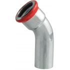 Elbow 45° spigot end radius 1.2d