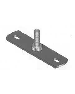 Zinc plated mounting plate M10 x 30 set screw