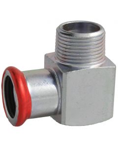 Short Elbow 90° Adaptor Male thread