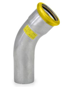 Elbow 45° spigot end short radius 1.2d