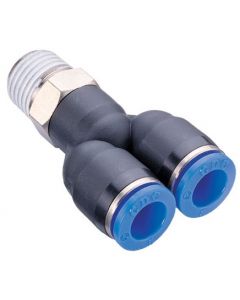 Y with male swivel bsp