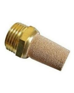 Brass silencer conical type 